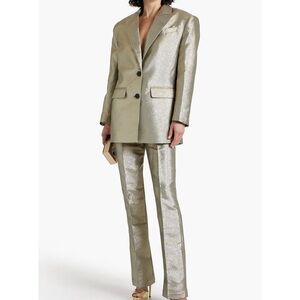 RONNY KOBO
Morgan lamé blazer Size L and Pants XL